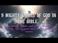 God's Majestic names in the Bible#religion #gospel #music