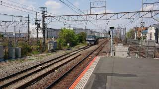 4月9日新川崎駅 新鶴見A207運用 3090レ EF210-173 100番台ラストナンバー機