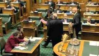 Hone Harawira ordered out 14/07/11