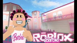 Tour Of My Barbie Dream House In Bloxburg Roblox