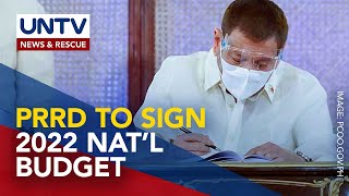 President Duterte to sign 2022 national budget on Dec. 28 — Sen. Sotto