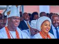 OONI SURPRISE QUEEN DR TEMITOPE AT HER PALACE FOR HER BIRTHDAY CELEBRATION.