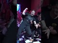 Jaja Vankova delivers a crazy krump round at an event in Los Angeles