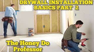 Installing Drywall on Your Ceiling | Drywall Installation Guide Part 2