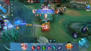 KAGURA MVP Gameplay 13-3-12 KDA - Mobile Legends Bang Bang!!!!