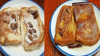 torrejas en miel y torrejas en leche (postre tipico hondureño)😋sazonlatinoconlizz