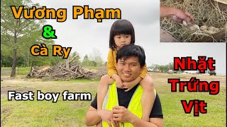 Brenda Lam || Hai Cha Con Vương Phạm Đi Nhặt Trứng Vịt Tại Nông Trại (Pick up duck eggs at the farm)