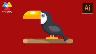 Bird tutorial in adobe illustrator