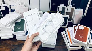 Trên tay Apple Clear Case MagSafe Replica 1:1 chính hãng hiện vòng MagSafe khi gắn