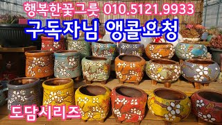 구독자님의 앵콜 요청으로 다시 소개해요! 도담시리즈입니다~ 행복한꽃그릇 010.5121.9933 *유료광고포함*