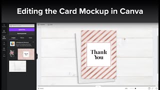 Canva Tutorial - Greeting Card Mockup