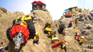 LEGO DAM BREACH - SECRET LEGO MINING FLOOD DISASTER