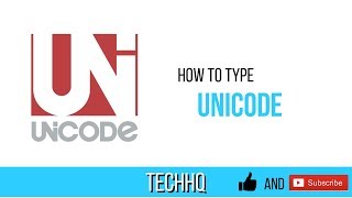 How To Type Unicode on Mac