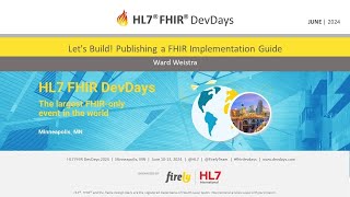 Publishing a FHIR Implementation Guide (1/2) - #FHIRDevDays 2024