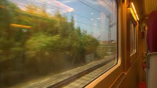 Renfe 🚅 #Valencia→ #Barcelona #Renfe #EUROMED - 01152 #Traveling train🚅4K Incl.TimeLine