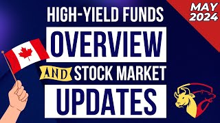 May 2024 High Yield Dividend Income Funds Overview & Stock Market Update | Ep.49 (Canada)