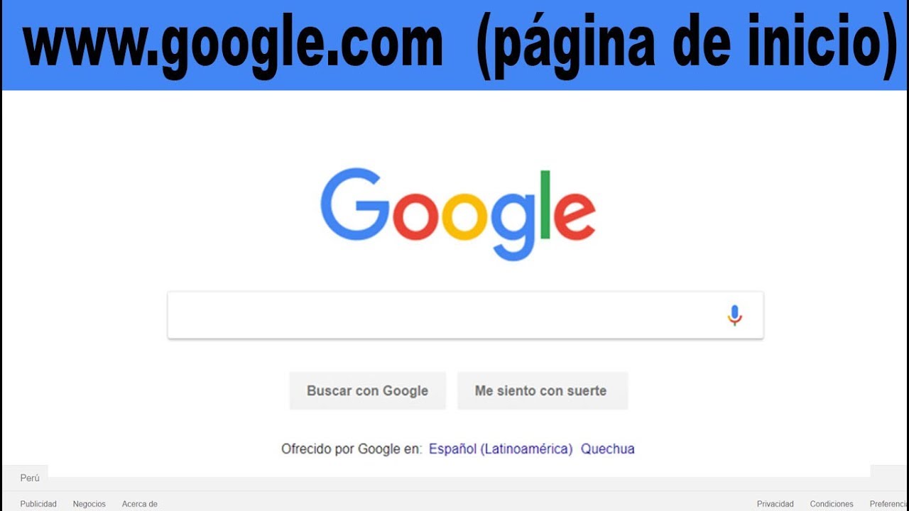 Crear Web Google