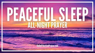 PRAYER ALL NIGHT WITH OCEAN WAVES (8 HOURS) | Relaxing Prayer & Scriptures | Sleep With This On