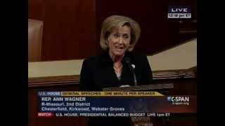 Rep. Ann Wagner Floor Speech on \