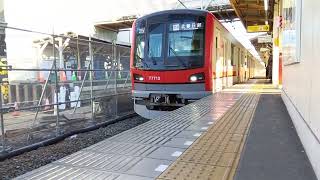 東武普通列車入線 春日部駅