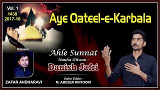 Aye Qateele Karbala | Ahle Sunnat Nauha Khwan Danish Jafri | HD Nohey Moharram 1439 2017-2018