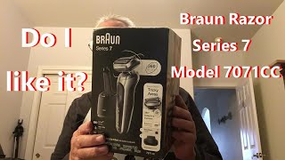 (457) Braun Series 7 -7071cc Electric Razor review