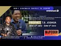 𝐇𝐎𝐖 𝐈 𝐑𝐄𝐌𝐄𝐌𝐁𝐄𝐑 𝐏𝐑𝐎𝐏𝐇𝐄𝐓 𝐓𝐁 𝐉𝐎𝐒𝐇𝐔𝐀 - Prophet Siphamandla Horo 05 JUNE 2023