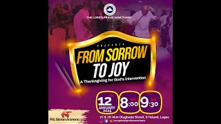 RCCG TLPS SECOND SUNDAY II FROM SORROW TO JOY II 2ST SERVICE II 12 -01 -2025 II PST. SIMON ARANONU