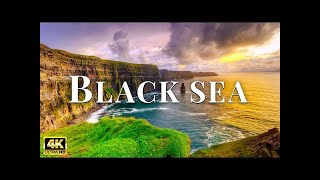 FLYING OVER BLACK SEA 4K UHD   Relaxing Music With Spectacular Natural Video For Relaxation On TV
