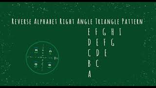 109 Alphabet Right Angle Triangle Pattern without any pre-defined method using while loop in Python