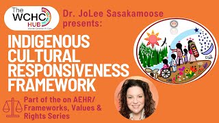 Indigenous Cultural Responsiveness Framework with Dr. JoLee Sasakamoose