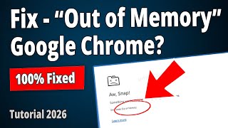 [SOLVED] 5 Ways To Fix the Error Code Out of Memory in Chrome!
