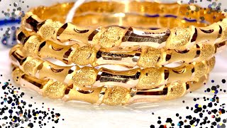 4 Bangles Light Weight 32 Gram and 30 gram | أساور الذهب 2020