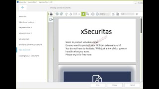 'Secure Document' Product Quick Guide by xSecuritas