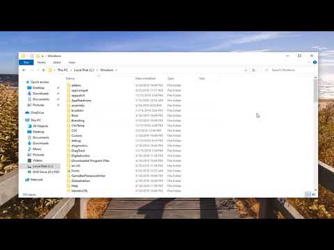 What do you click to see a listing of your folders and files?