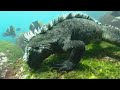 Swimming Marine Iguanas | Galapagos | BBC Earth