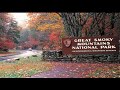 The Great Smoky Mountains, the mountain range along the Tennessee- North Carolina Border