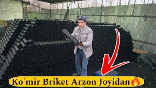 Juda Arzon Narxlarda Ko'mir Briket Narxlari🔥 | En Arzon Narxlarda Ko'mir Briket Narxlari👍🔥