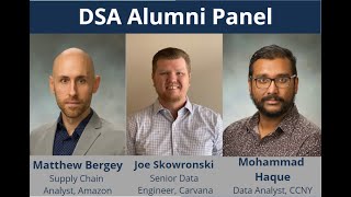 Alumni Panel | Data Analytics Spring 2022 Seminar Series
