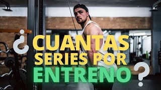 Cuantas SERIES Por GRUPO MUSCULAR Cada Entrenamiento