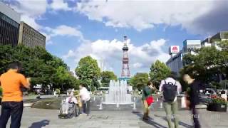 タイムラプス 4K《微速度撮影》大通公園（札幌市）| Time Lapse - Odori Park, Sapporo, Japan