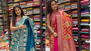 Munga Crape sarees New collections in ||Byrappasilks ChickpetBangalore#byrappasilks