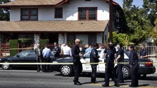 Headline: Police shoot man in South L.A. domestic dispute