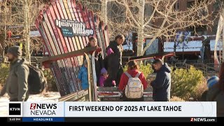 Locals enjoy a busy weekend at Lake Tahoe