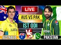 🔴Live Pakistan vs Australia Ist Odi Match Scores | Pak vs Aus Live Playing 11 | Live commentary