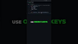 How to get all the keys in a JavaScript object