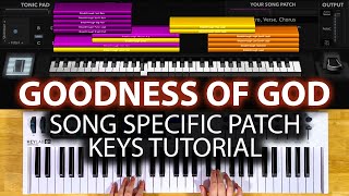Goodness of God - MainStage patch keyboard tutorial- Church of the City
