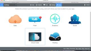 Create Parse application