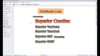 Superior ComSec - Loss of Share