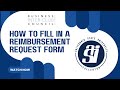 BICC Reimbursement Request Tutorial